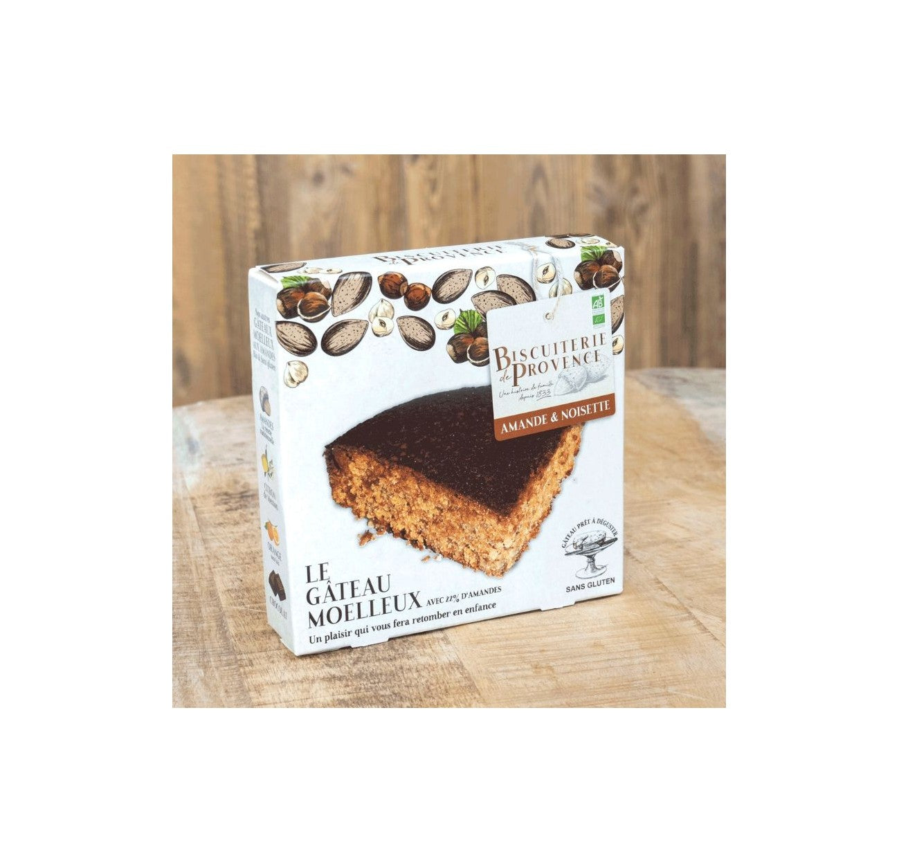 Saftiger Mandel-Haselnuss-Kuchen ohne Gluten Kuchen Biscuiterie de Provence