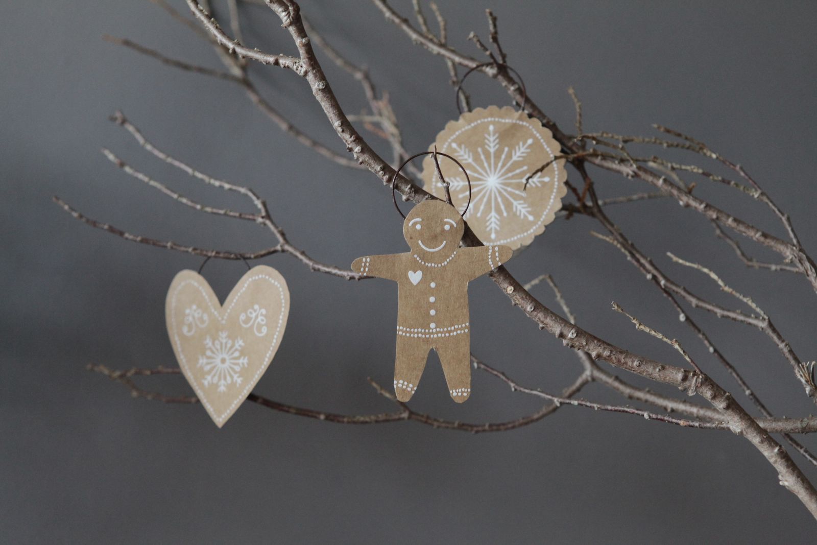 Lebkuchenornamente Herz, Stern & Lebkuchenmann – Good Old Friends Baumschmuck Good Old Friends
