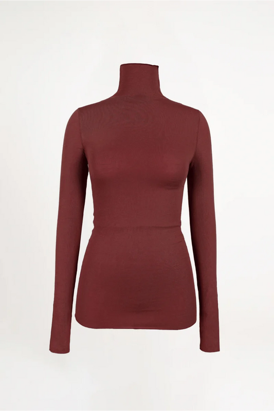 Rollkragen-Langarmshirt „Agena“ von Love Joy Victory (Größe L)