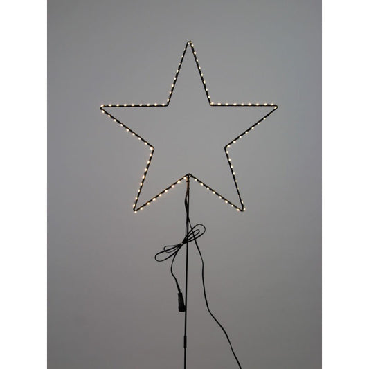 Warmweißer LED-Stern für festliche Lichtakzente Lampe Das Zierwerk