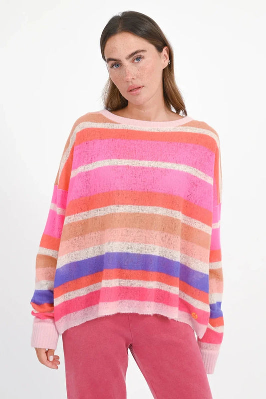 Kaschmir Pullover „Pearcy“ – Bunter Unikat-Strick | Love Joy Victory Pullover Love Joy Victory