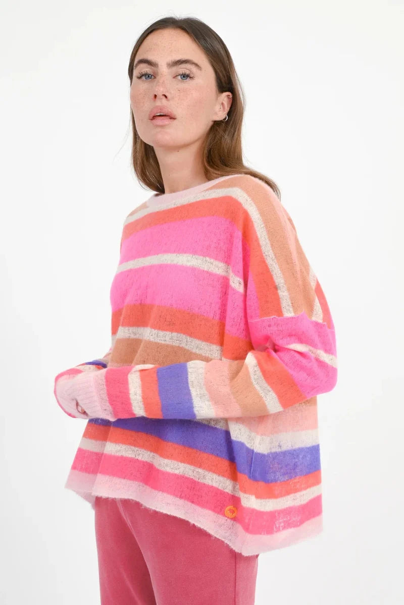 Kaschmir Pullover „Pearcy“ – Bunter Unikat-Strick | Love Joy Victory Pullover Love Joy Victory