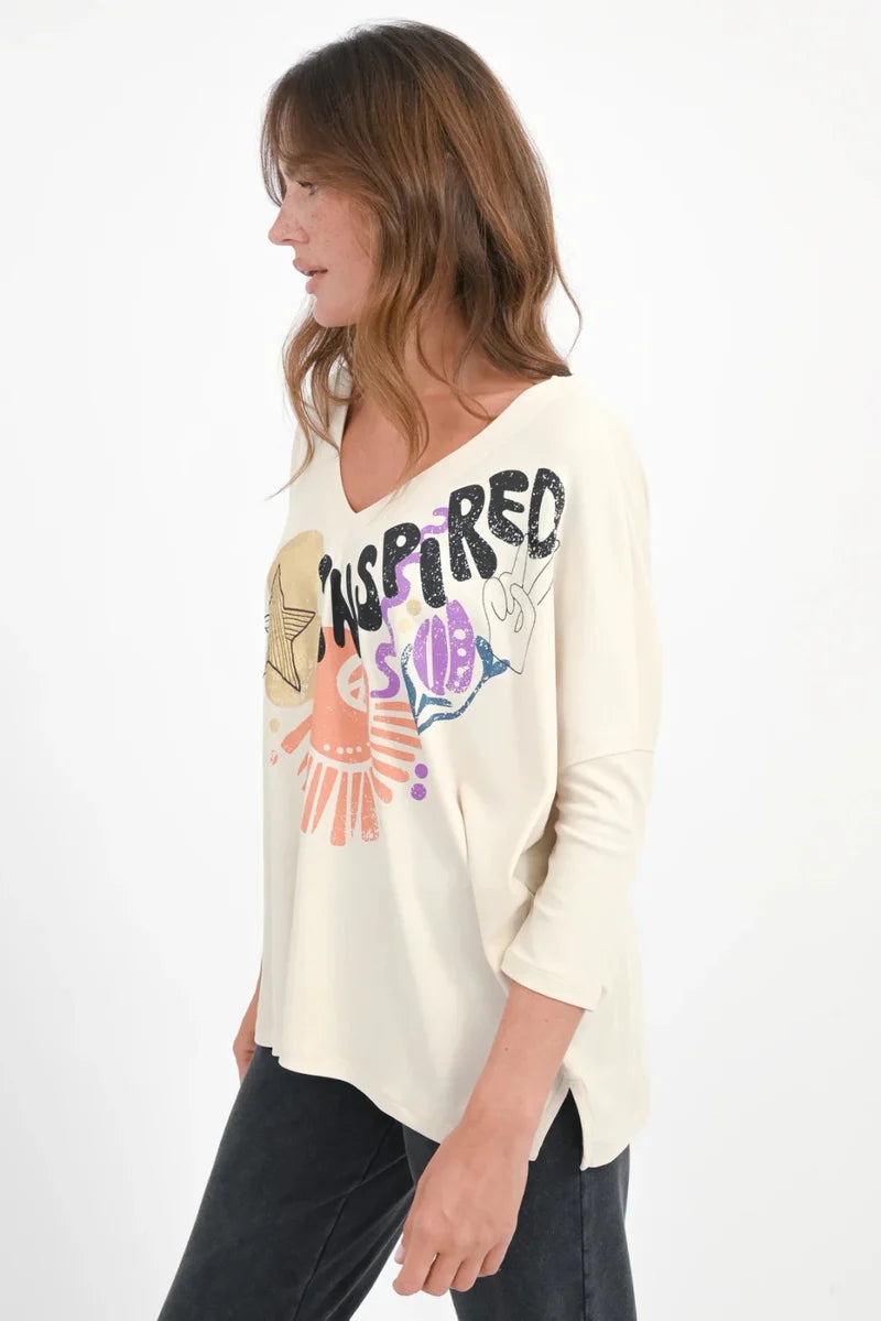 Print T-Shirt „Chula“ – 100 % Baumwolle | Love Joy Victory Shirt Love Joy Victory