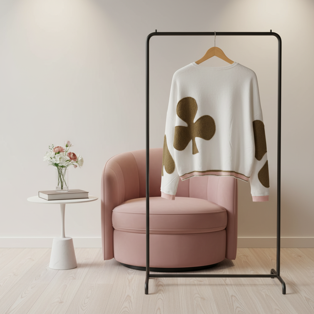 Sweatshirt „Hopewell“ mit Herz-Pik-Patches | Love Joy Victory (Größe XS / S) Sweatshirt Love Joy Victory