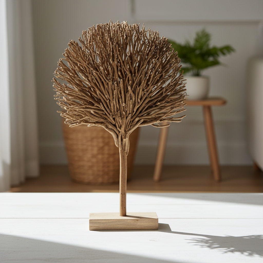 Dekobaum aus Naturästen – rustikales Wohnaccessoire Deko Das Zierwerk