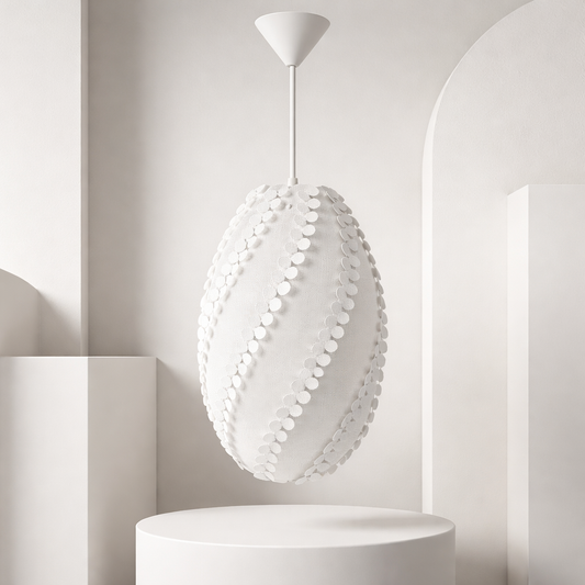 Design-Hängelampe – Stilvolle Beleuchtung in Weiß Lampe Das Zierwerk