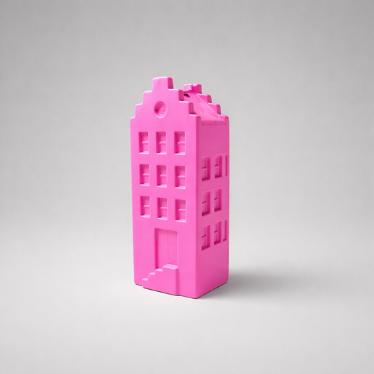 Keramikvase „Grachtenhaus“ Pink – Amsterdam Deko | Das Zierwerk Vase Housevitamin bv