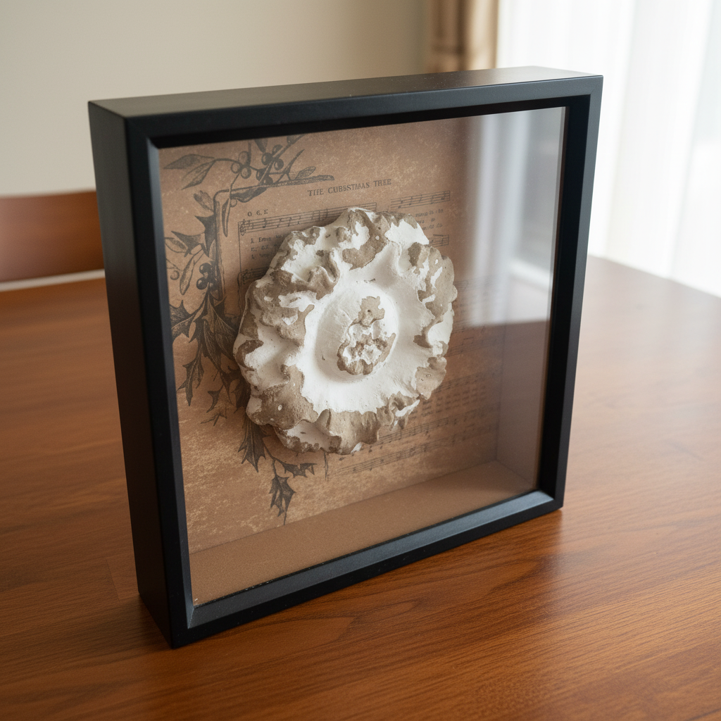 Bild hinter Glas – 38x38 cm Deko Das Zierwerk