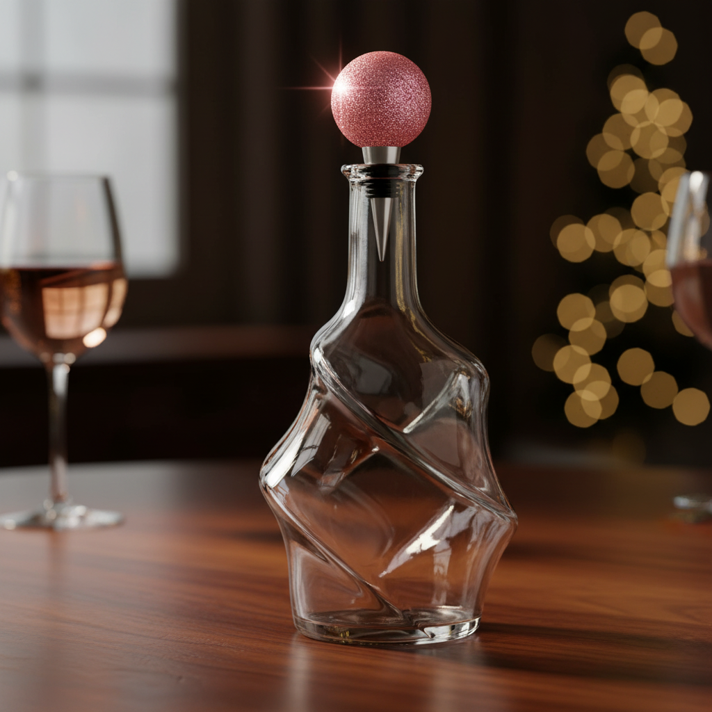 Flaschenkorken Kugel Rosé – 5 × 9 cm Weinzubehör Das Zierwerk