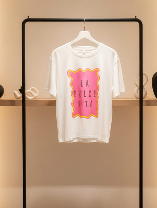 T-Shirt „La Dolce Vita“ Shirt Das Zierwerk