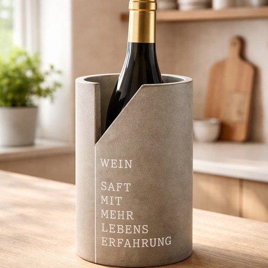 Weinkühler "Lebenserfahrung" – Für gereifte Tropfen mit Charakter Weinkühler Das Zierwerk