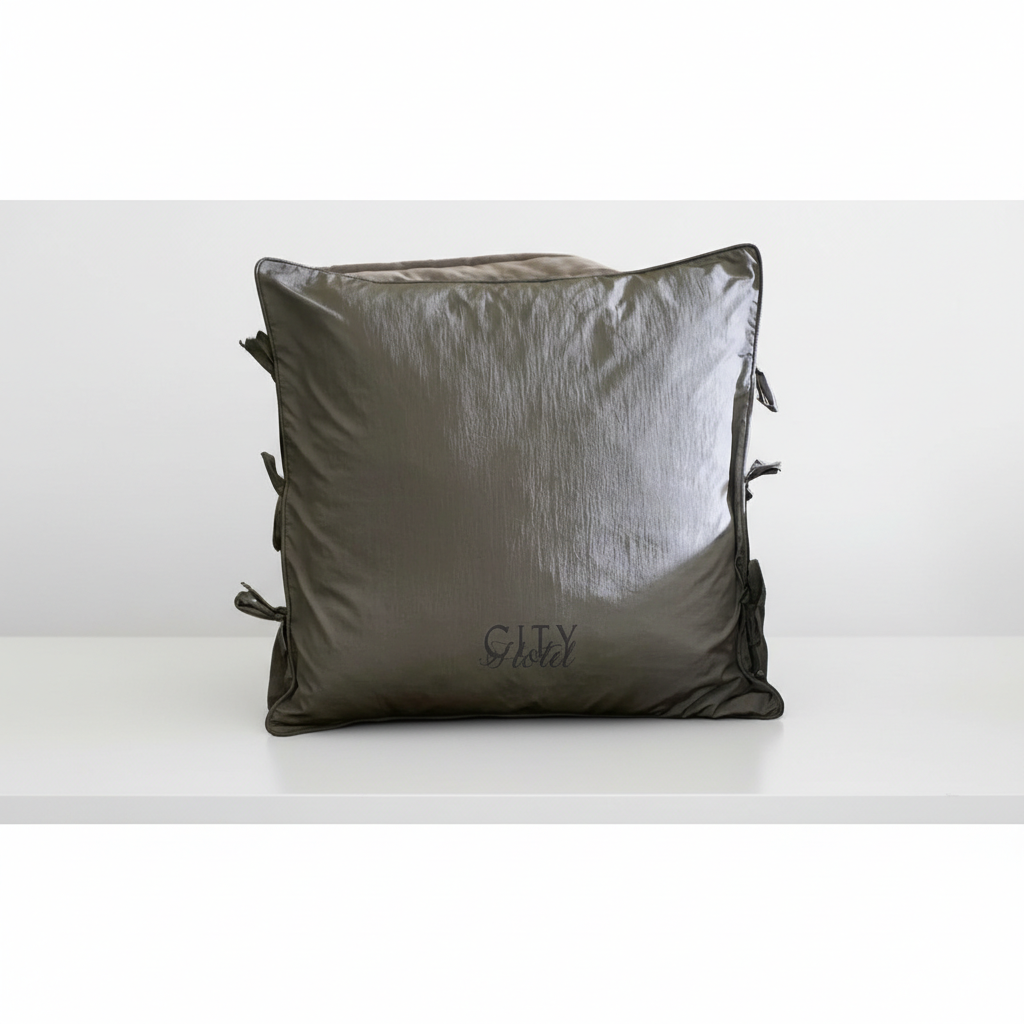 Rivièra Maison – Kissenhülle "City Hotel" Grau (60×60 cm) Kissen Rivièra Maison