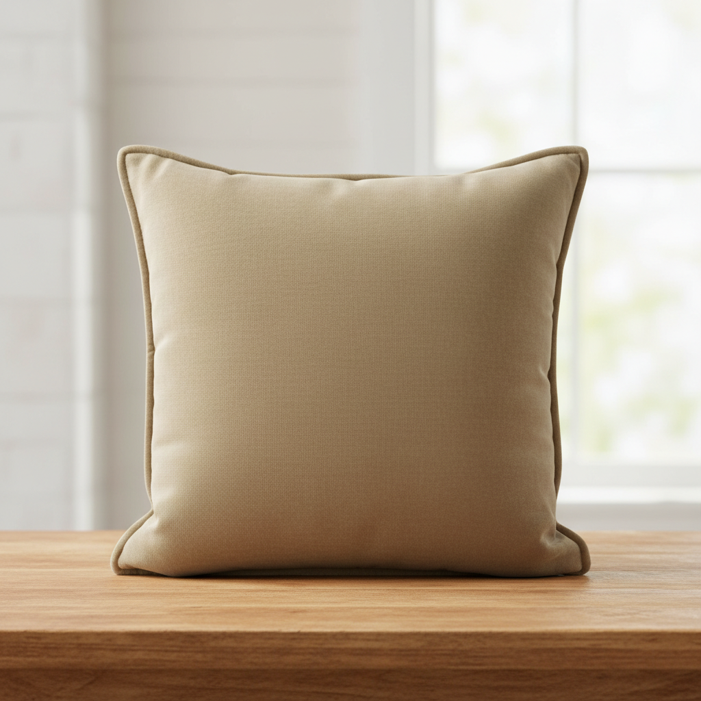 IB Laursen Samt Kissenbezug – Cognac, 52x52 cm Kissen Ib Laursen