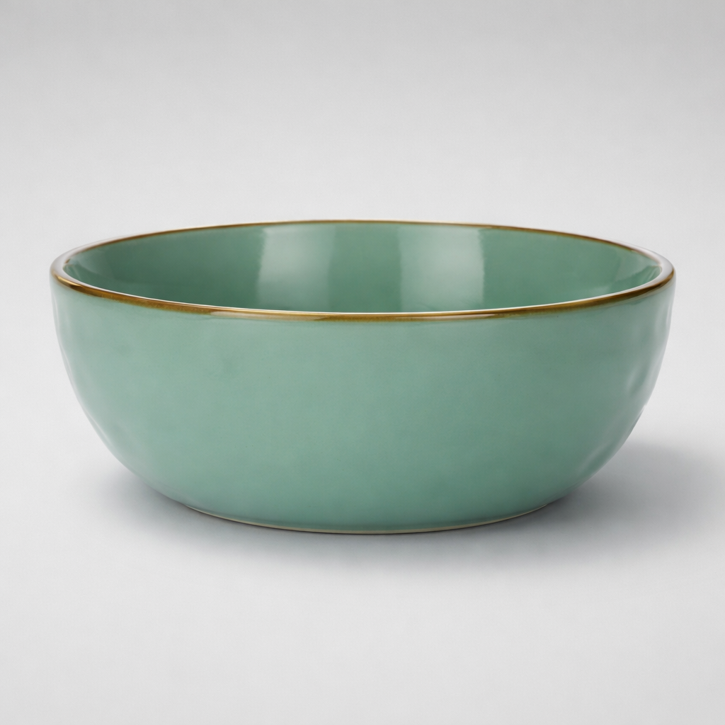 Rose & Tulipani Salatschüssel „Concerto“ Ø 20 cm – Verde Acqua Bowls Rose & Tulipani