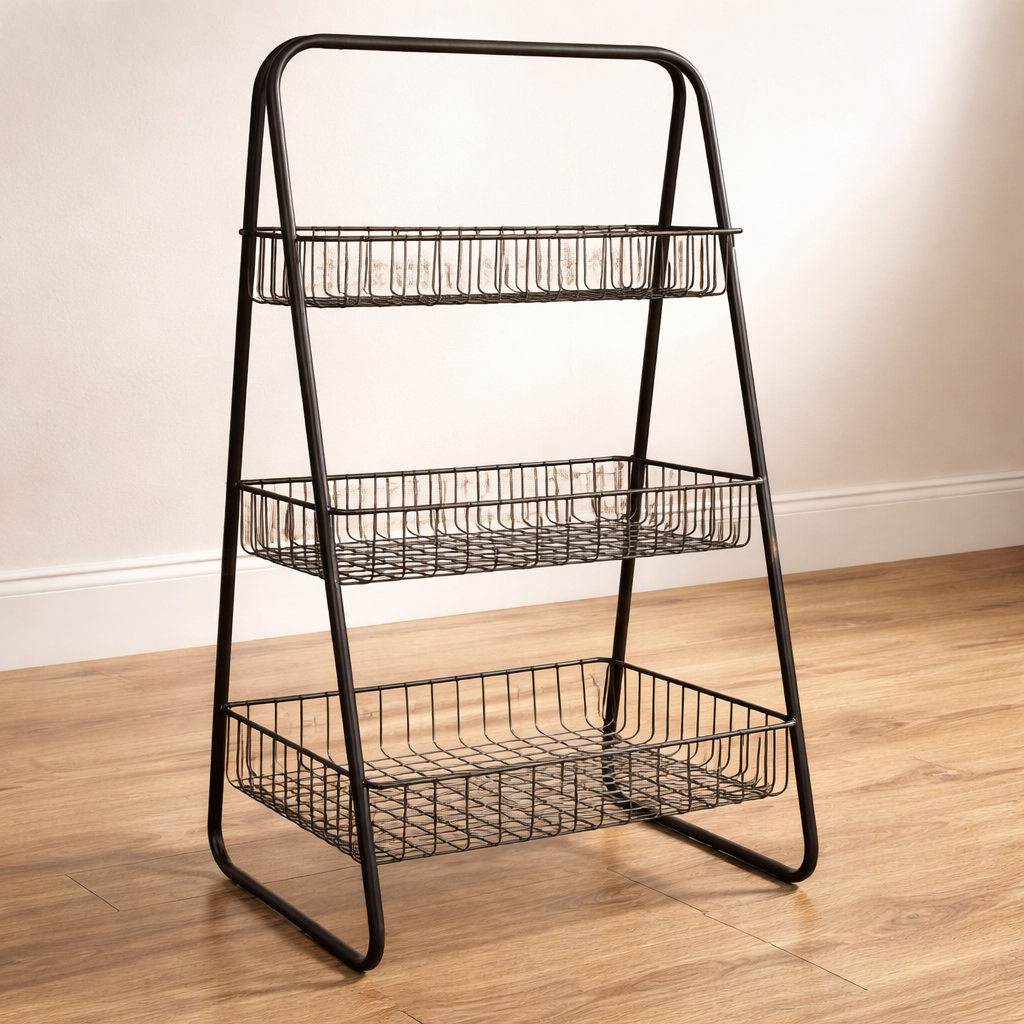 Metallregal mit 3 Körben – vielseitig & stilvoll Regal Ib Laursen
