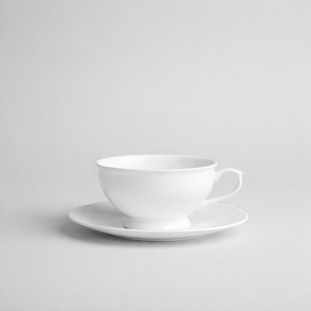 Teetasse mit Untertasse – Klassische Eleganz aus feinem Porzellan Tasse Chic Antique