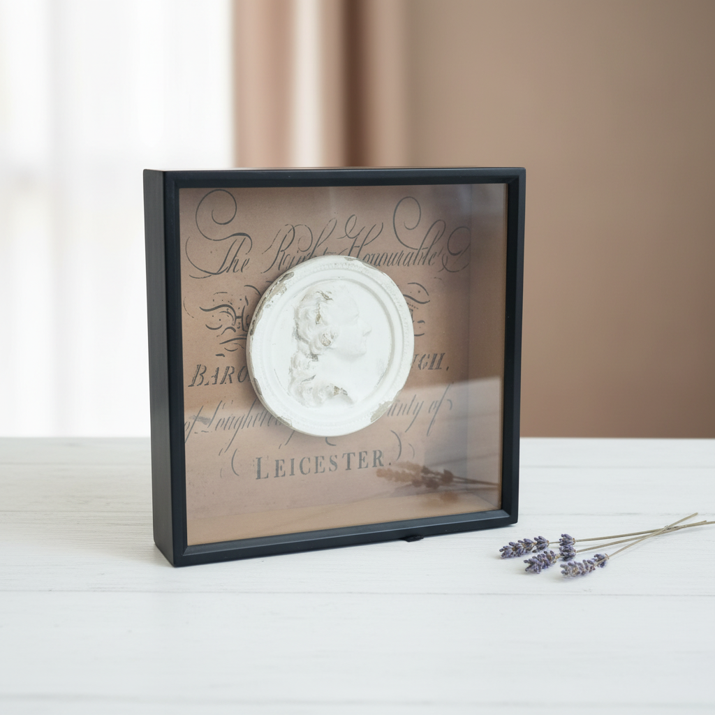 Bild hinter Glas – 48x48 cm Deko Das Zierwerk