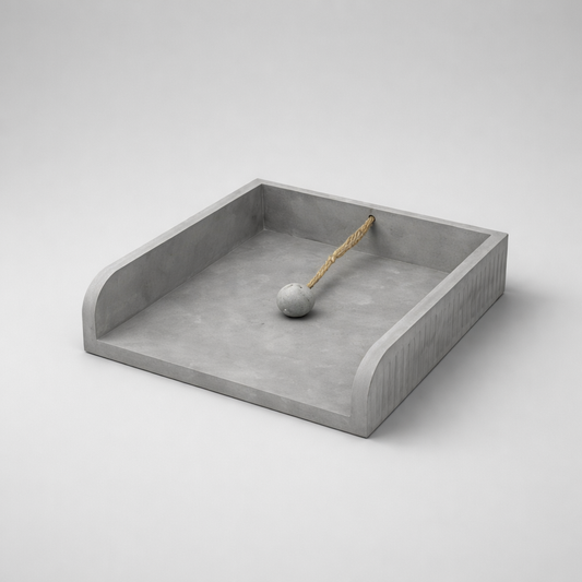 Serviettenhalter „Arts“ grau mit Streifen Serviettenhalter Gilde