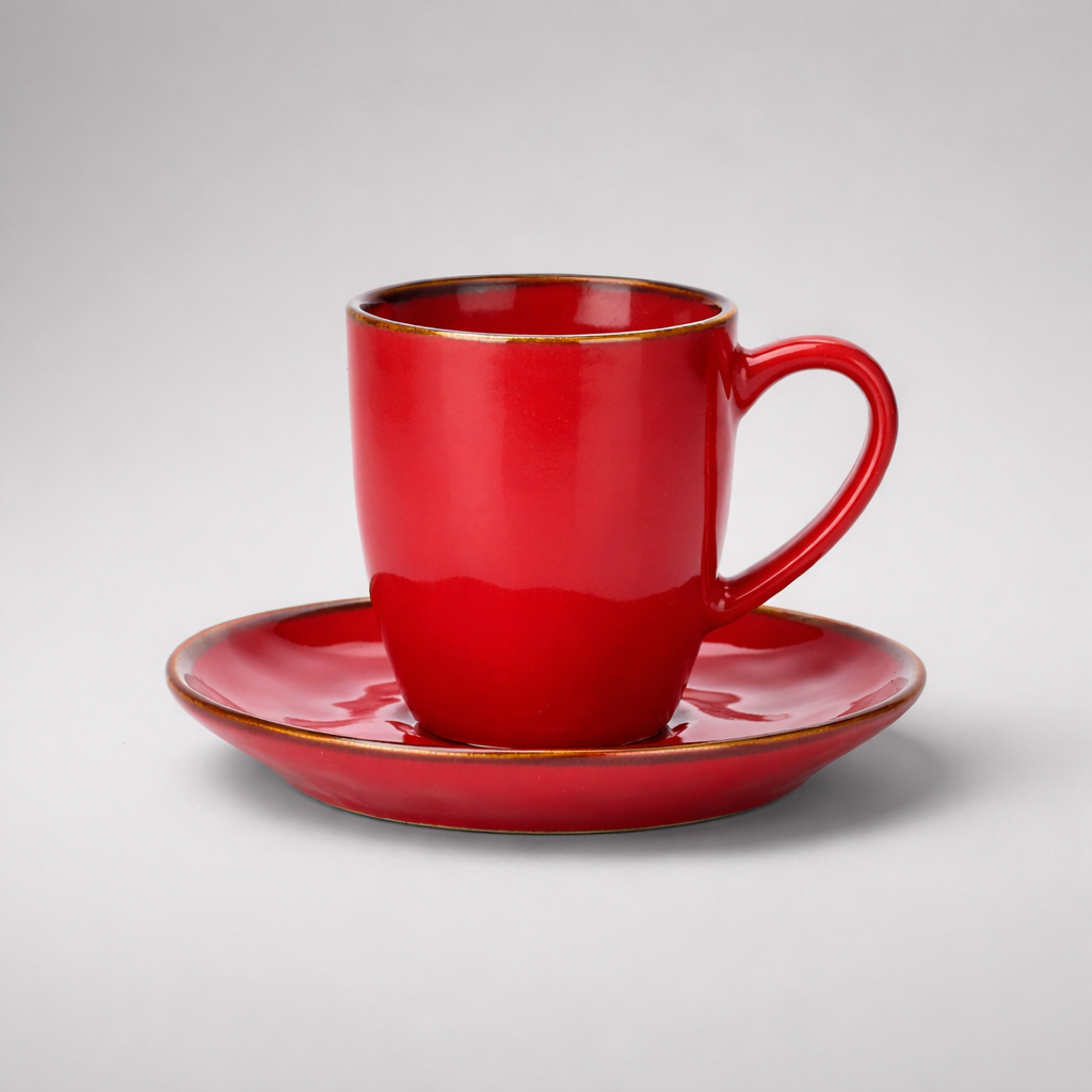 Concerto Espressotasse mit Untertasse – Corallo Espressotasse Rose & Tulipani