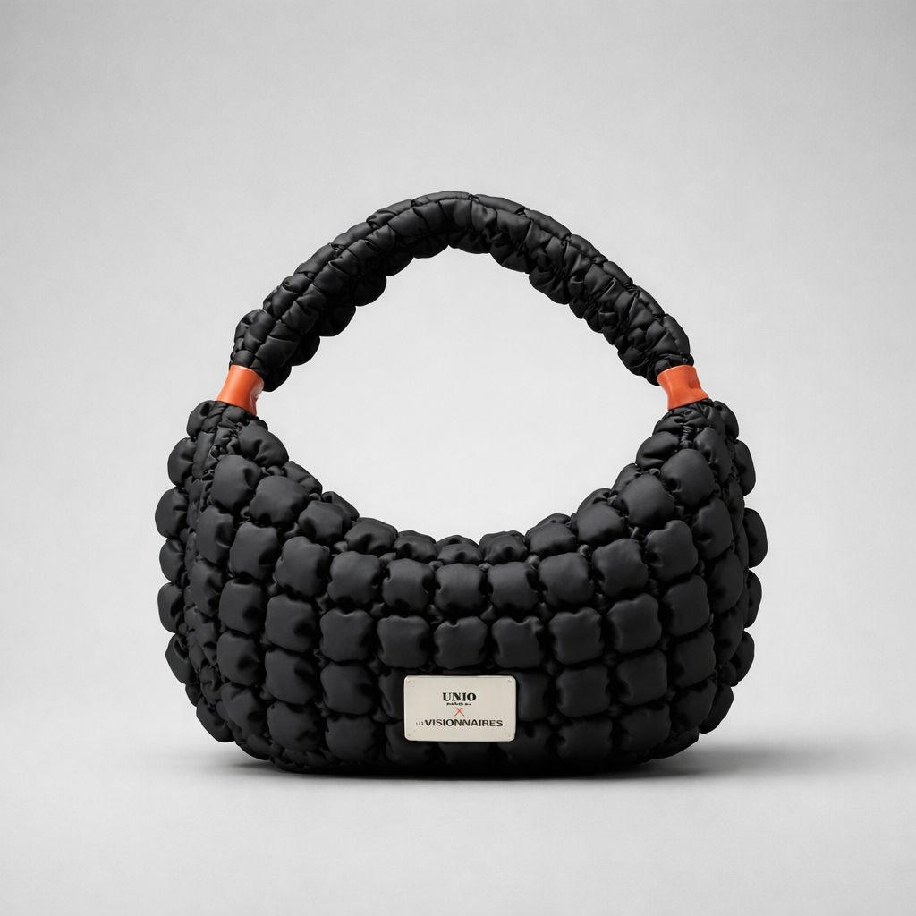 Design-Tasche „Unio x Les Visionnaires“ – Schwarz Tasche Unio Les Visionnaires