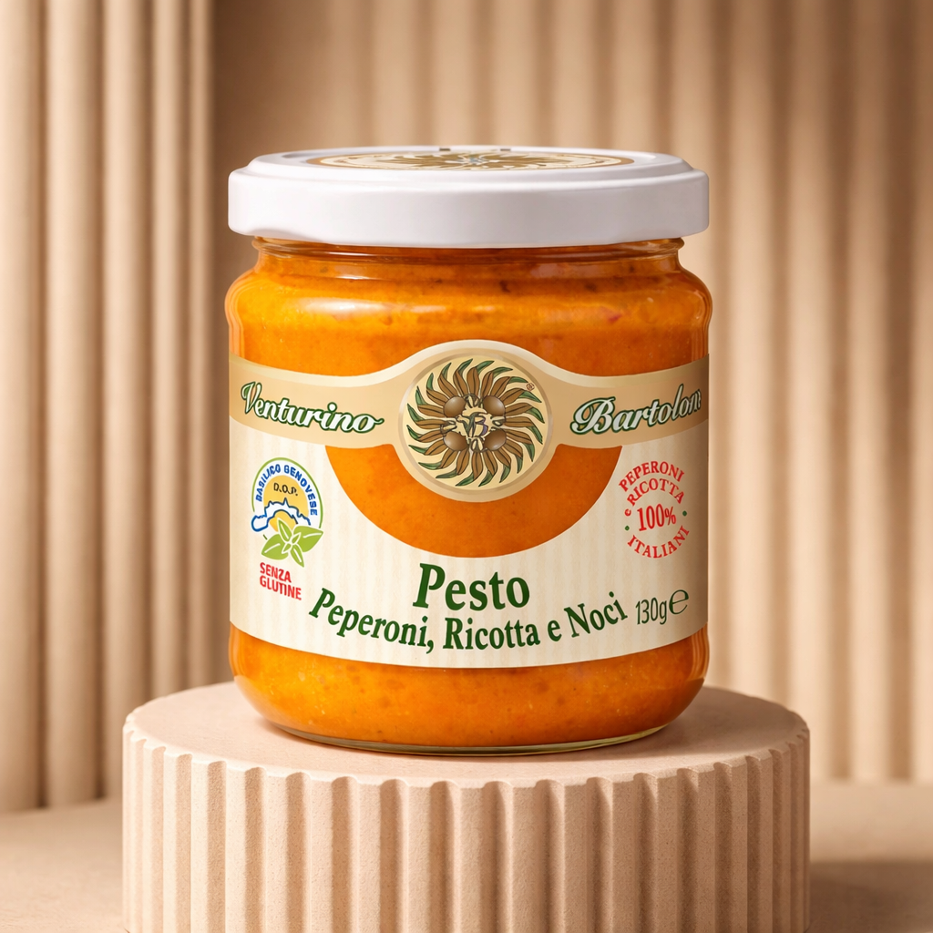 Pesto mit Paprika, Ricotta & Walnüssen – cremig, aromatisch & mediterran Das Zierwerk