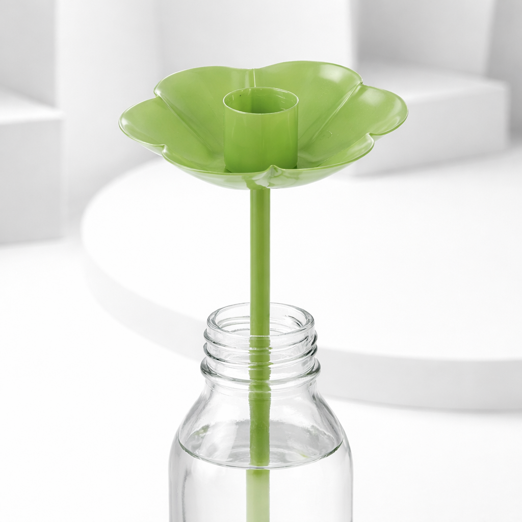 Blüten-Stecker mit Kerzenhalter Grün | Gartendeko & Outdoor-Accessoire Kerzenhalter Das Zierwerk