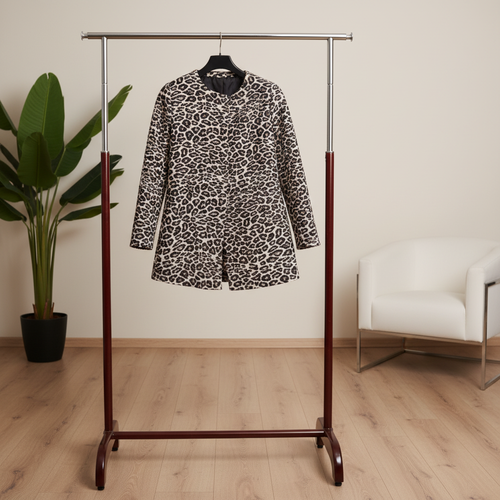 Jacquardjacke im Leopardenmuster (Größe M) Jacke Das Zierwerk