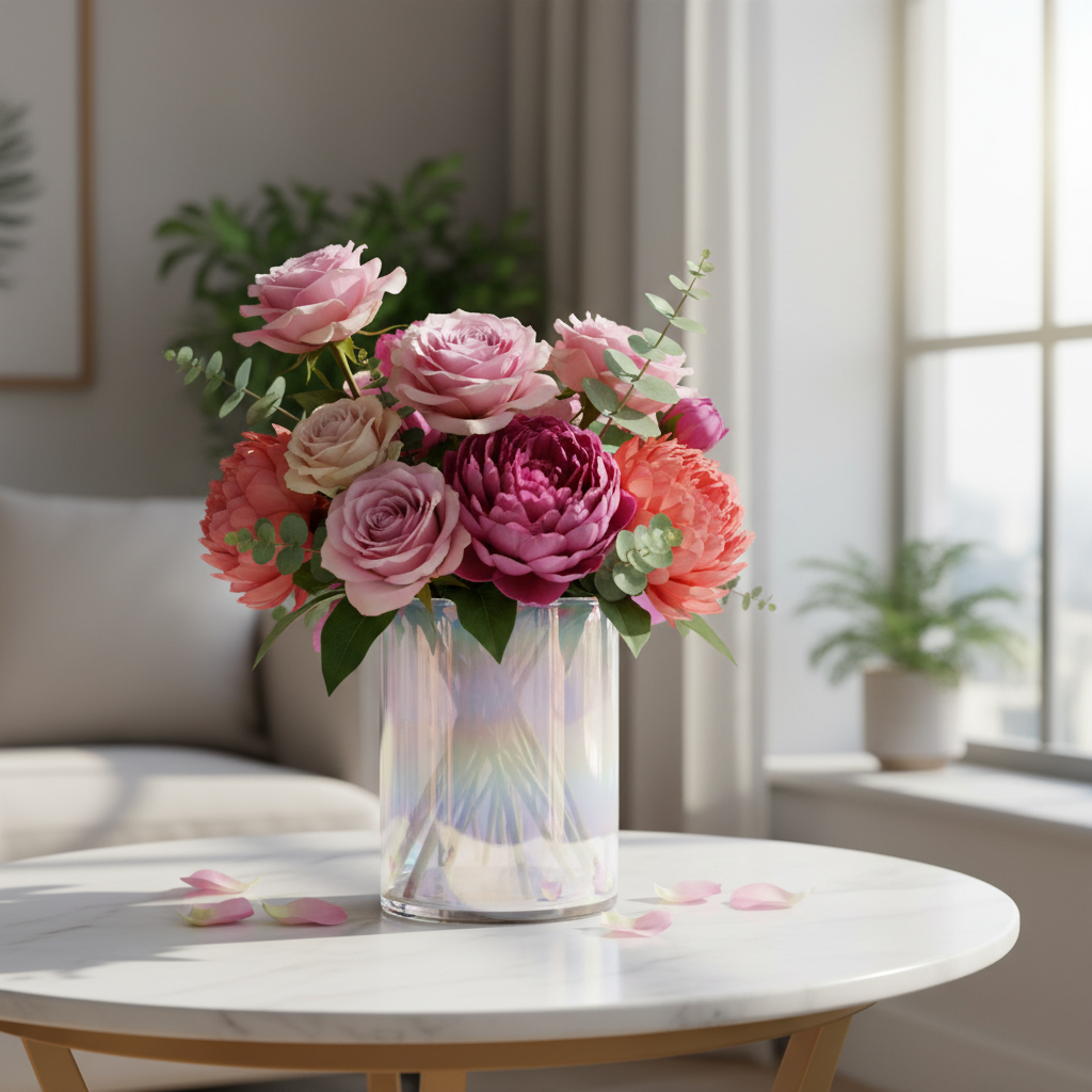 Handgeblasene Vase Vase Colmore