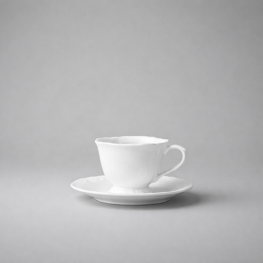Provence Espressotasse mit Untertasse – Klassischer Genuss in feinem Porzellan Espressotasse Chic Antique