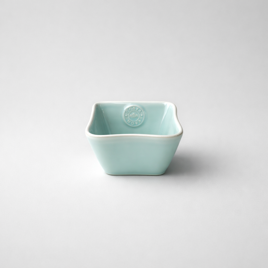 Square Bowl Nova – Stilvolle Vielseitigkeit in Türkis Bowls Costa