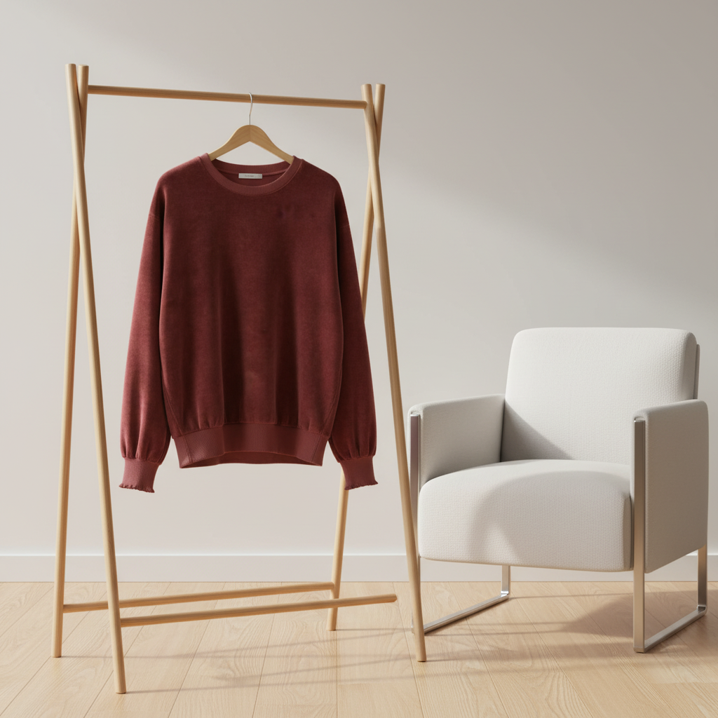 Velvet Sweatshirt aus Bio-Baumwolle – Love Joy Victory (Größe XS / S) Sweatshirt Love Joy Victory