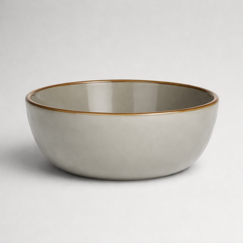 Rose & Tulipani Salatschüssel „Concerto“ Ø 20 cm – Perlgrau Bowls Rose & Tulipani