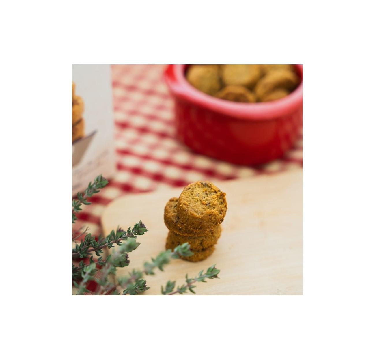 Herzhafte Bio-Kekse mit Aubergine & Thymian – Sablés aus der Provence