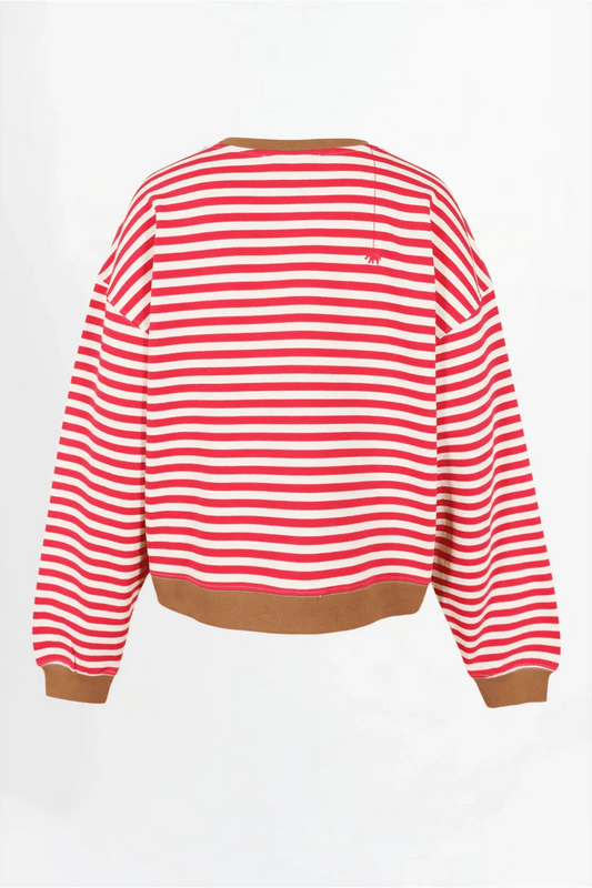Stripe Sweatshirt „Chesapeake“ – Maritimer Look trifft Cozy-Style (XS/S) Sweatshirt Love Joy Victory