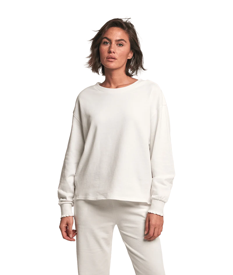 Love Joy Victory Sweater – Bio-Baumwolle in Herbstfarbe | Fair Fashion (Größe XS / S)