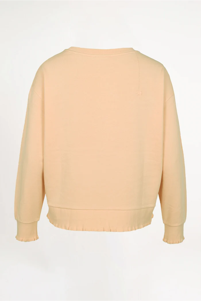 Love Joy Victory Sweater – Bio-Baumwolle in Herbstfarbe | Fair Fashion (Größe XS / S)