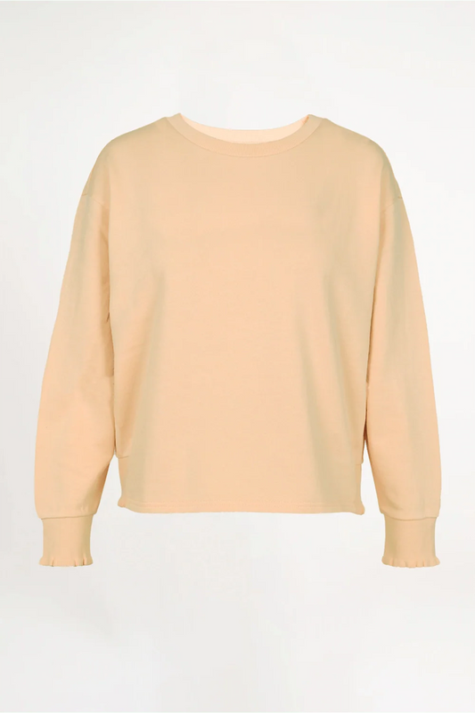 Love Joy Victory Sweater – Bio-Baumwolle in Herbstfarbe | Fair Fashion (Größe XS / S)