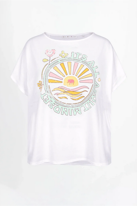 T-Shirt mit Print „Yara“ – It's All About Mindset (M/L) Shirt Love Joy Victory