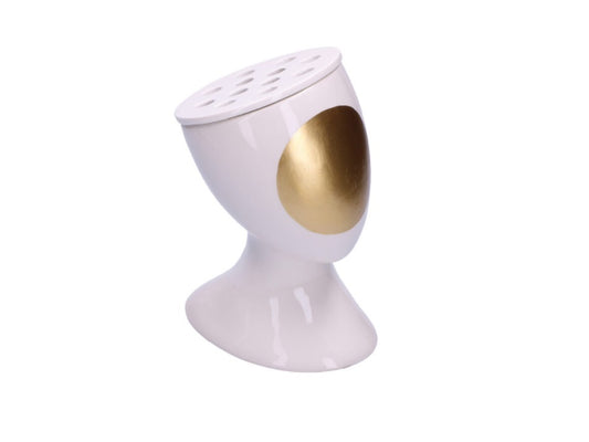 Vase „Thea“ mit goldener Scheibe
