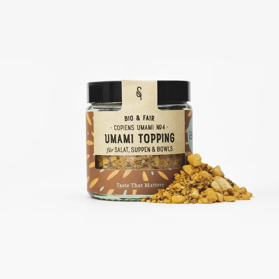 Umami Topping Bio Würzmischung – Crunch & Geschmack pur