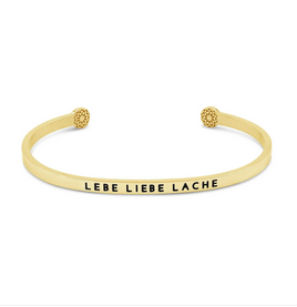 Armreif "Lebe Liebe Lache"