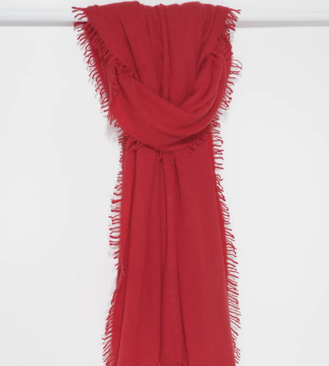 Tibet - Cashmere-Schal - Farbe: Cherry 25