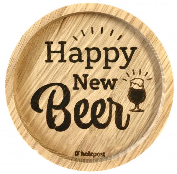 Untersetzer #Happy New Beer